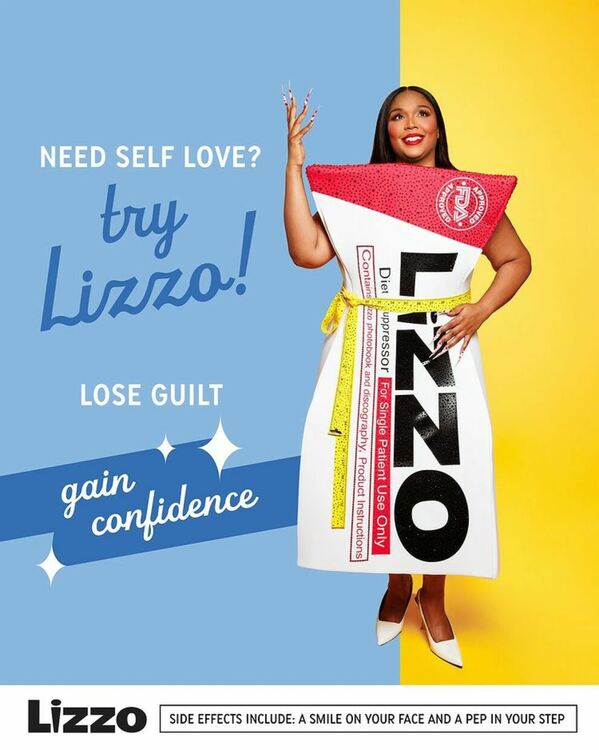 Lizzo се облече като лекарство за отслабване за Хелоуин