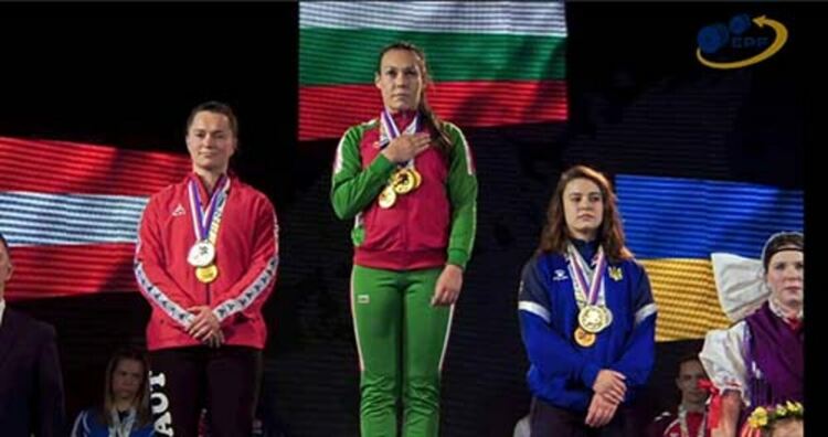 Кърджалийката  Радостина Лулова стана европейски шампион по силов трибой