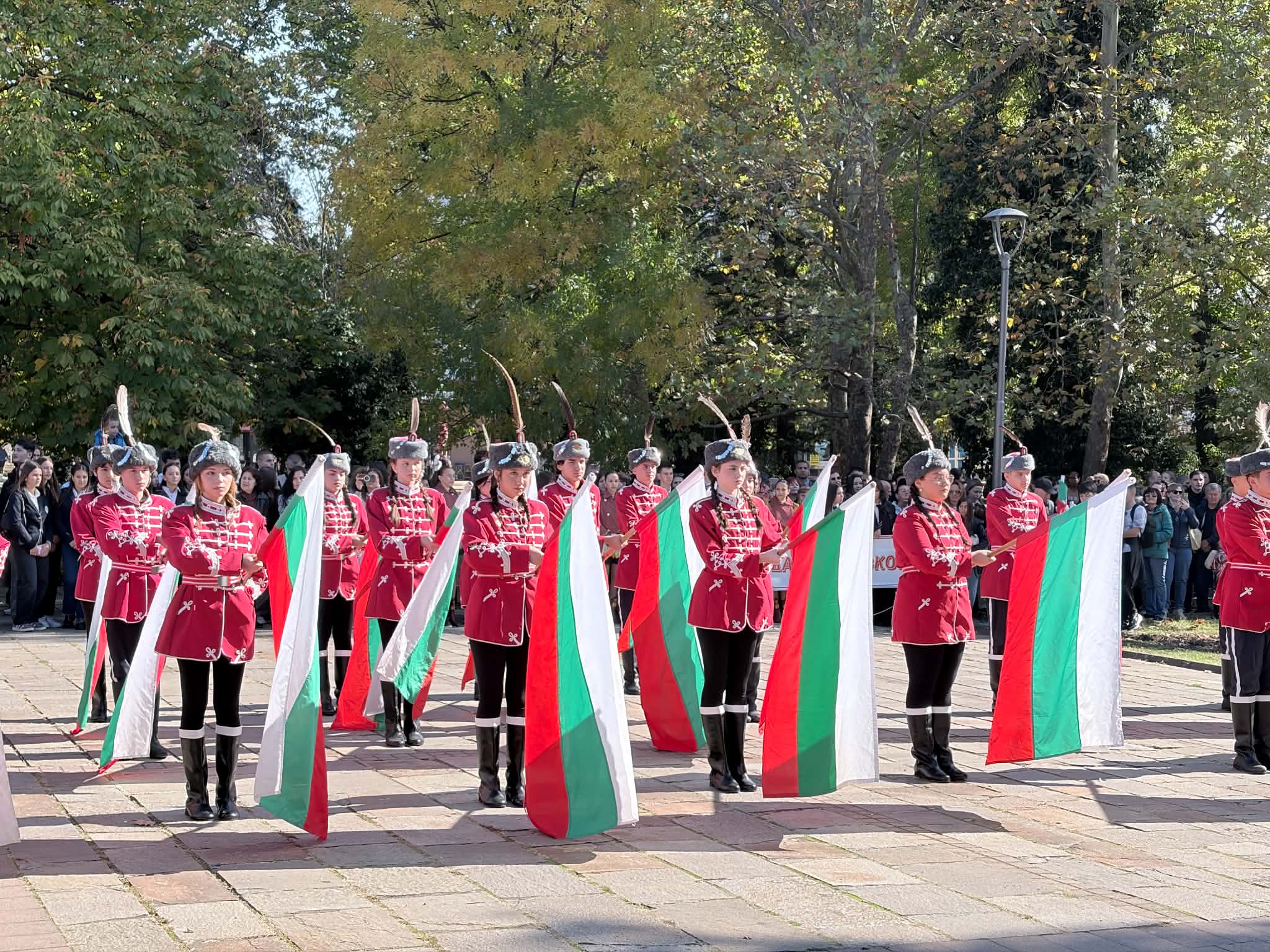 Хореография на младите гвардейци по повод Деня на Кърджали
