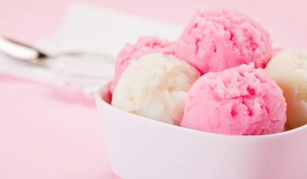 Сладолед с ягоди без захар