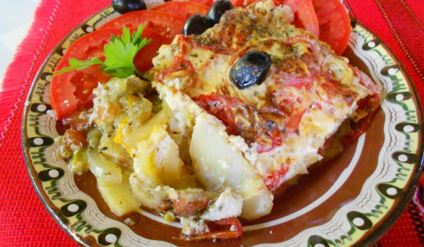 Мусака от прясно зеле