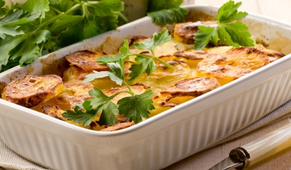 Картофи и ряпа на фурна