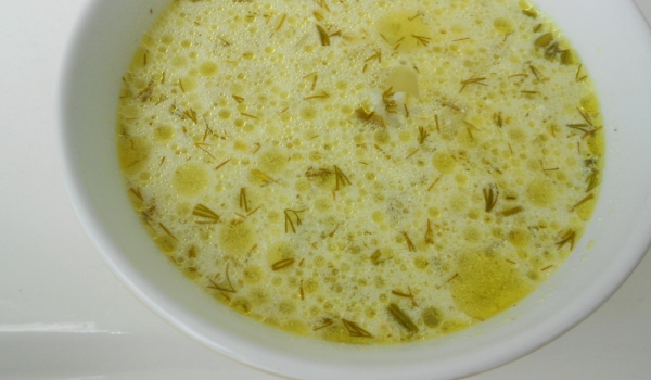 Супа от тиквички със сирене