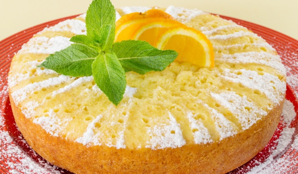 Сиропиран портокалов кейк